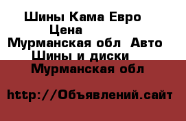 Шины Кама Евро  › Цена ­ 4 000 - Мурманская обл. Авто » Шины и диски   . Мурманская обл.